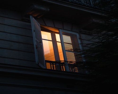 quiet evening at home after work